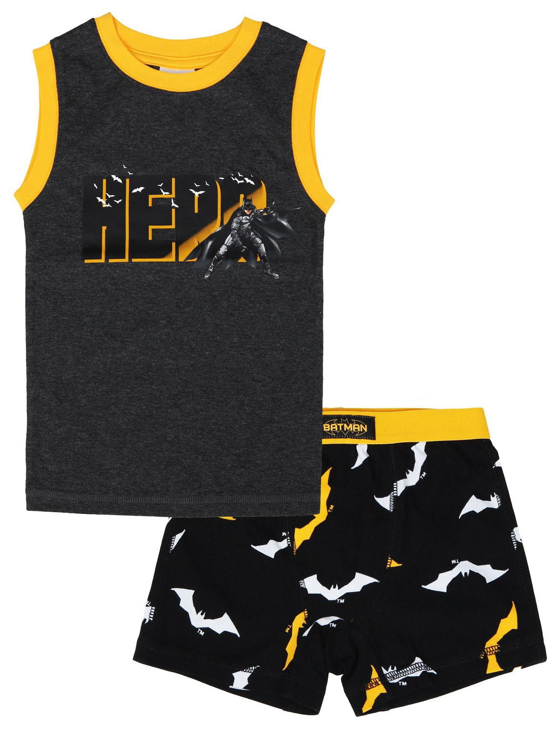 Batman two piece pajama set for boys