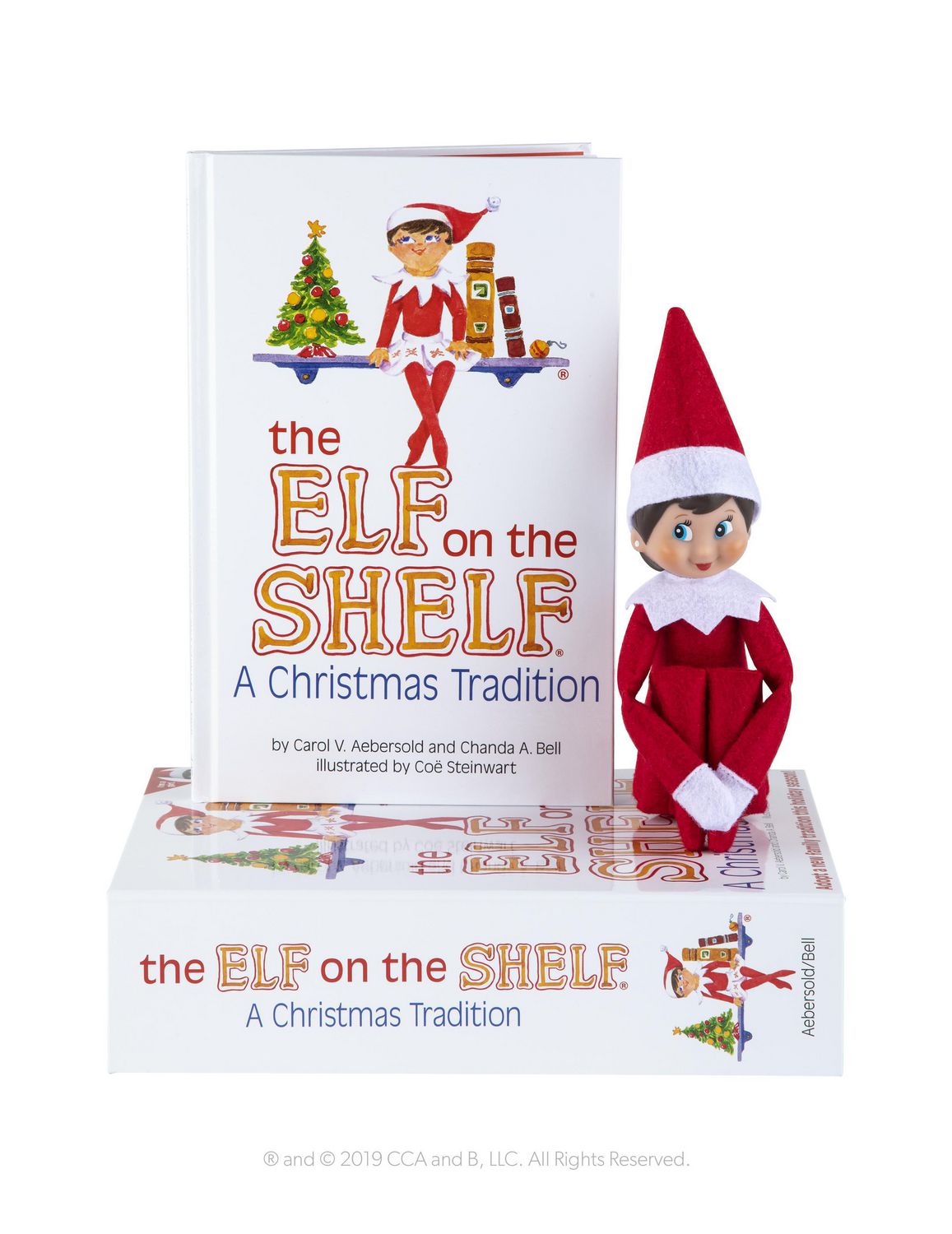 The Elf On The Shelf - Girl Light - Box set - English Book ...