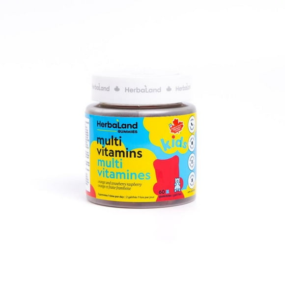 Herbaland Kids Multivitamin Gummies. 60 Count