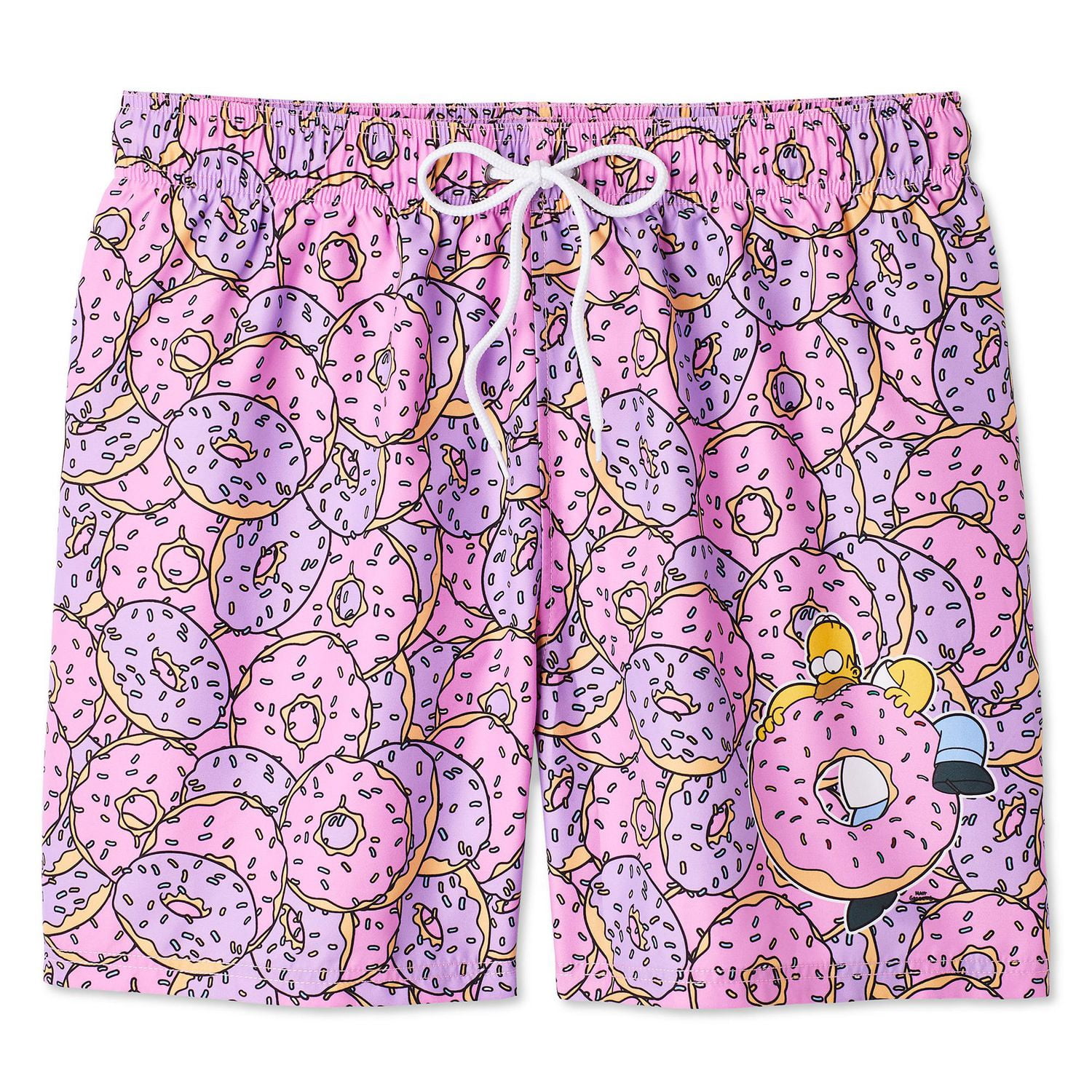 Short de bain Les Simpson pour hommes