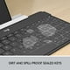 Étui-clavier folio de Logitech pour iPad - noir – image 4 sur 8