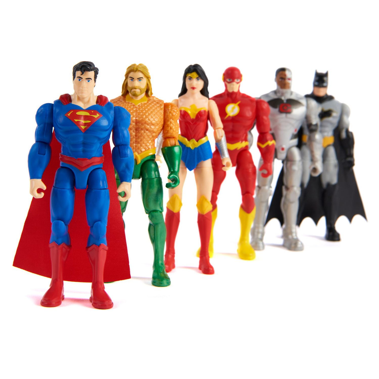 DC Comics, Justice League 4-Inch Action Figures 6-Pack