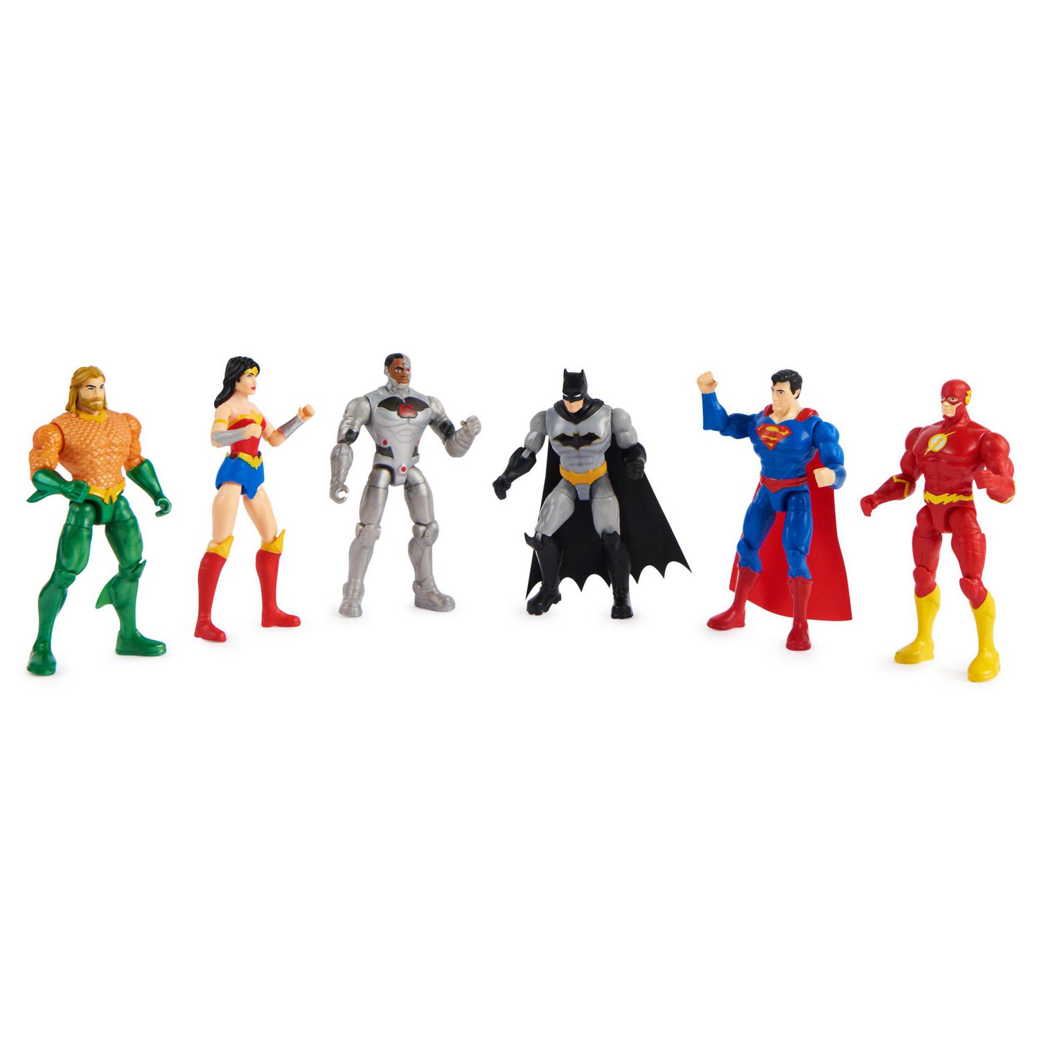 DC Comics, Justice League 6-Pack, 4-inch Action Figures | The