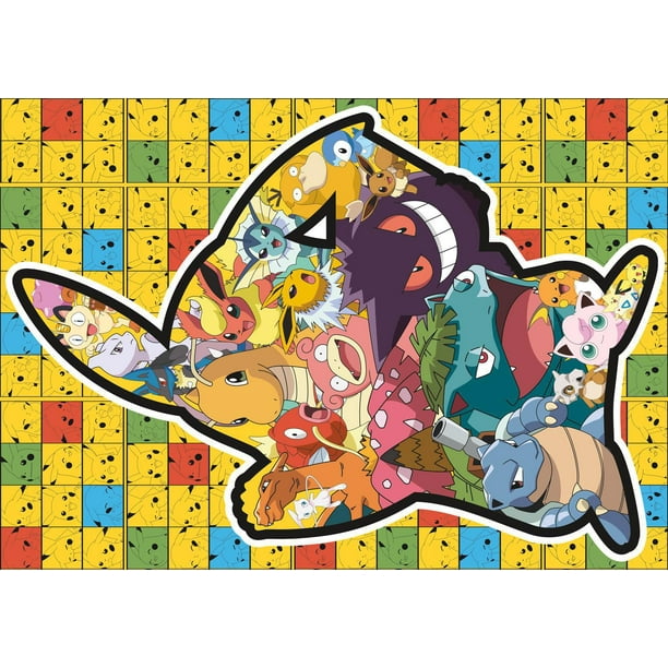 Pokémon Jigsaw Puzzle Pokemon Yellow Pikachu & Friends 500 Pieces Buffalo  NEW