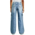 thumbnail image 2 of Jean cargo à jambe large Justice pour filles, 2 of 3