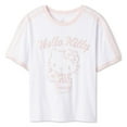 thumbnail image 3 of Hello Kitty Girls' Ringer T-Shirt, 3 of 3