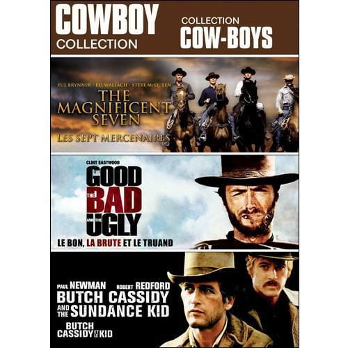 Collection Cow-Boys : Les Sept Mercenaires / Le Bon, La Brute Et Le Truand / Butch Cassidy Et Le Kid