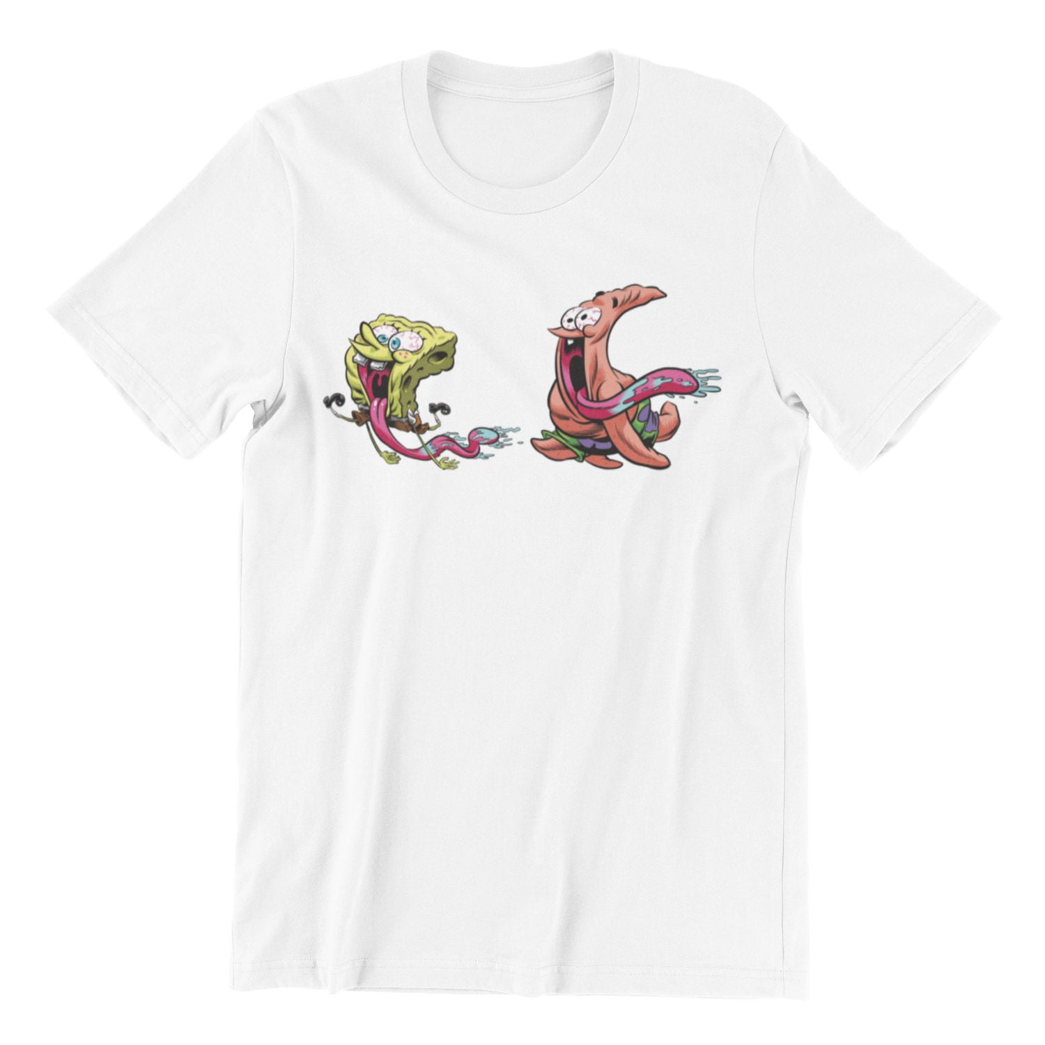 Sponge Bob Men's Short Sleeve Crew neck T-Shirt