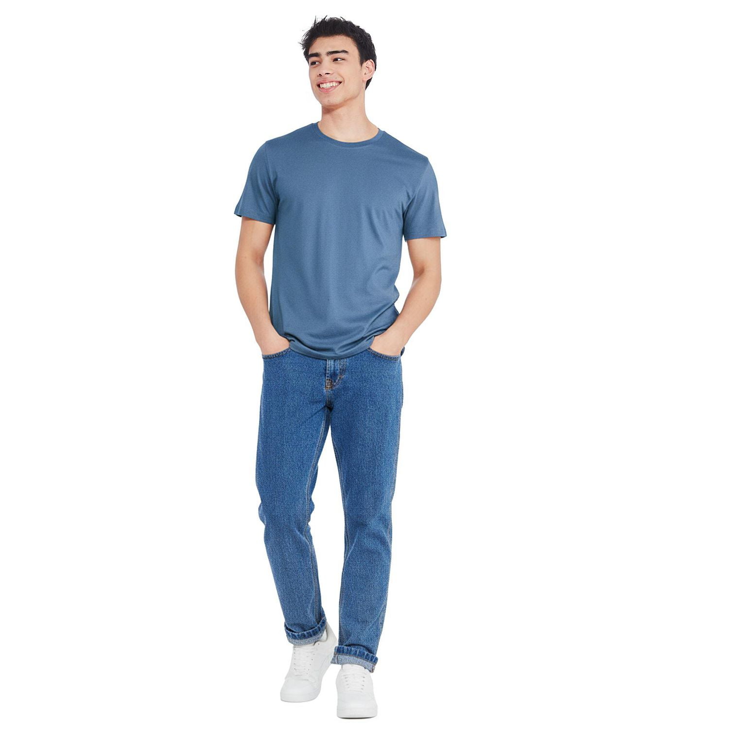 T-shirt de base George pour hommes Tailles P-TG