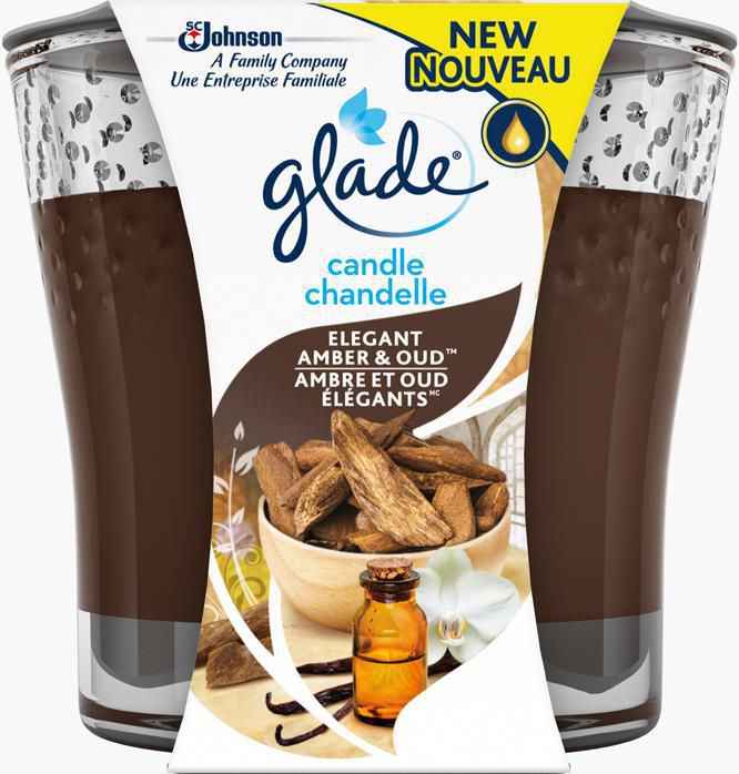 Glade Scented Candle Elegant Amber Oud Walmart Canada