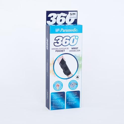 WRIST IMMOBILIZER - RIGHT - SMALL/MEDIUM
