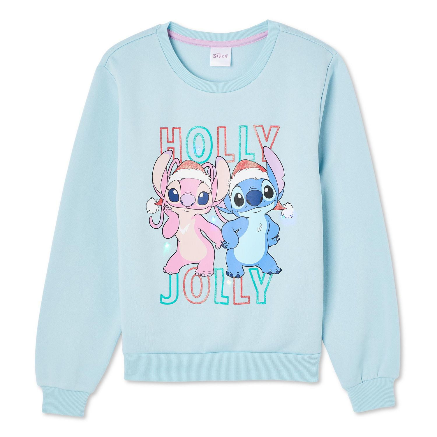 Disney Girls' Stitch Light Up Fleece Popover
