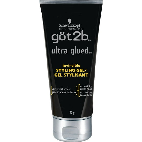 got2b Ultra Glued Invincible Styling Gel, Strongest gel hold ever
