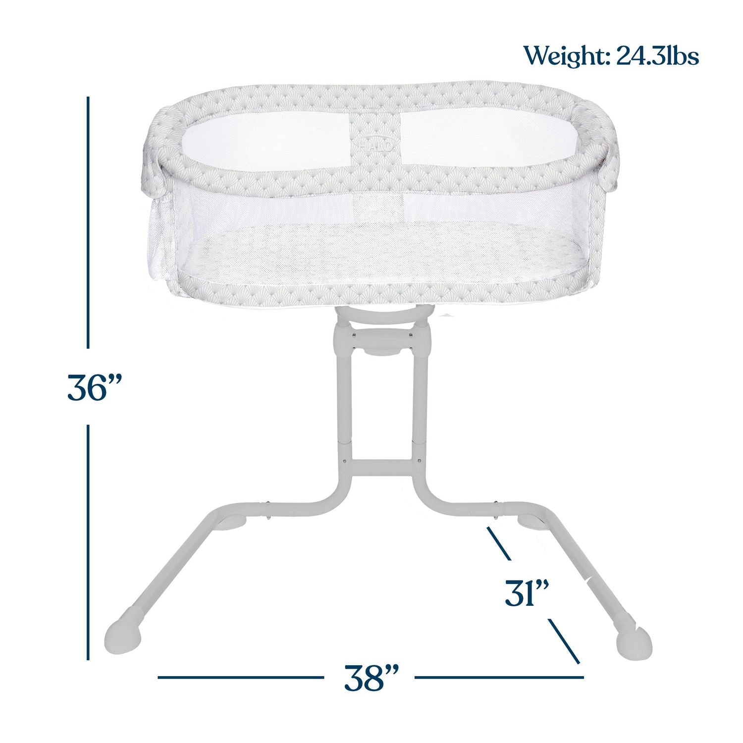 Max weight clearance for halo bassinest