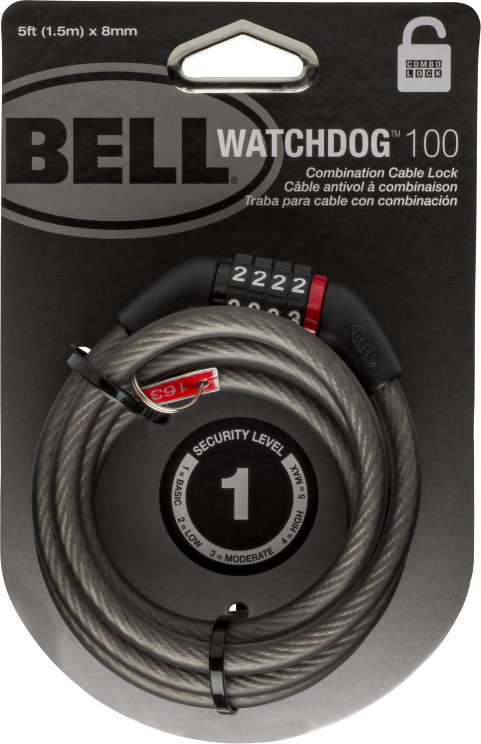 Bell bike best sale lock walmart