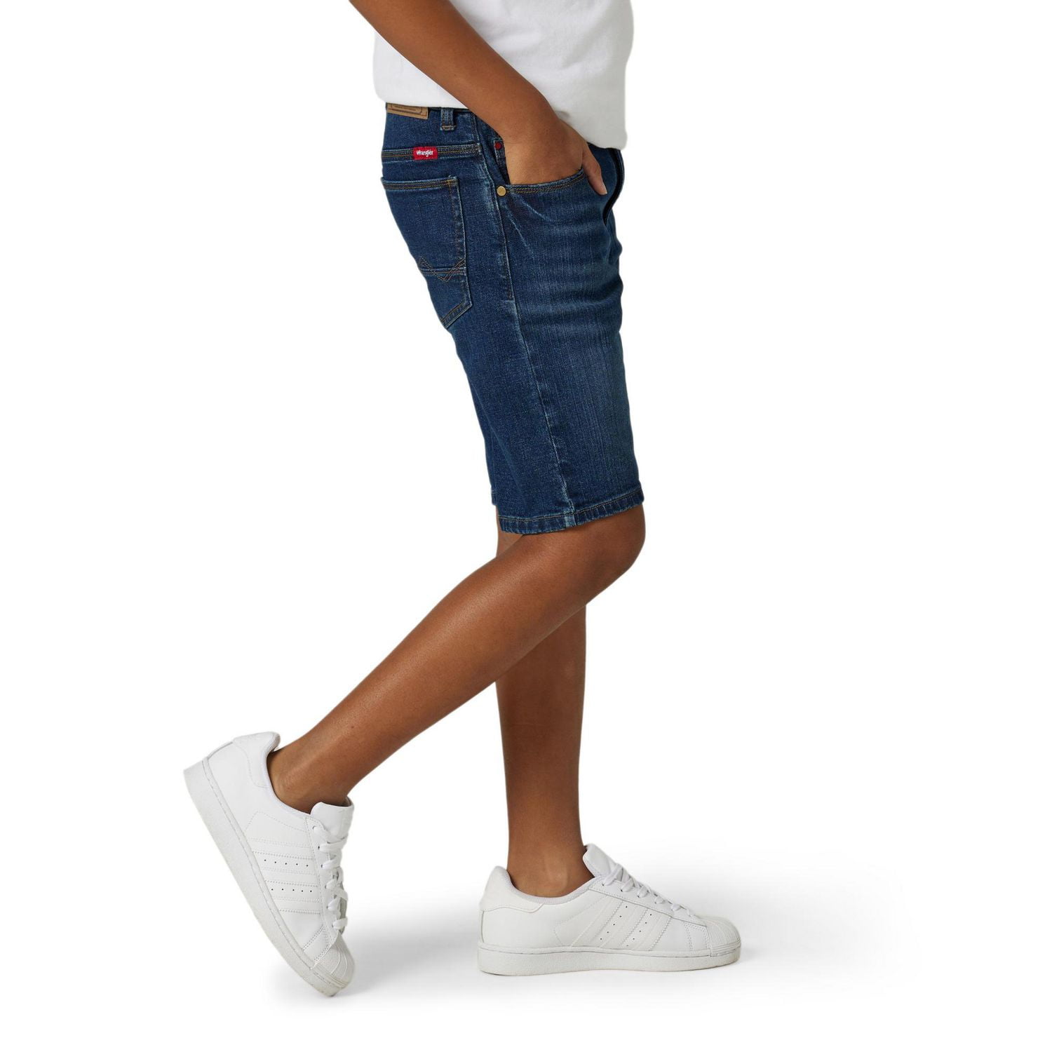 Wrangler Short en Denim 5 Poches Pour Garçon