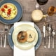 Assiette à pâtes en grès pastel 22 cm par Mesa Ceramic  Ensemble de 4 – image 3 sur 4