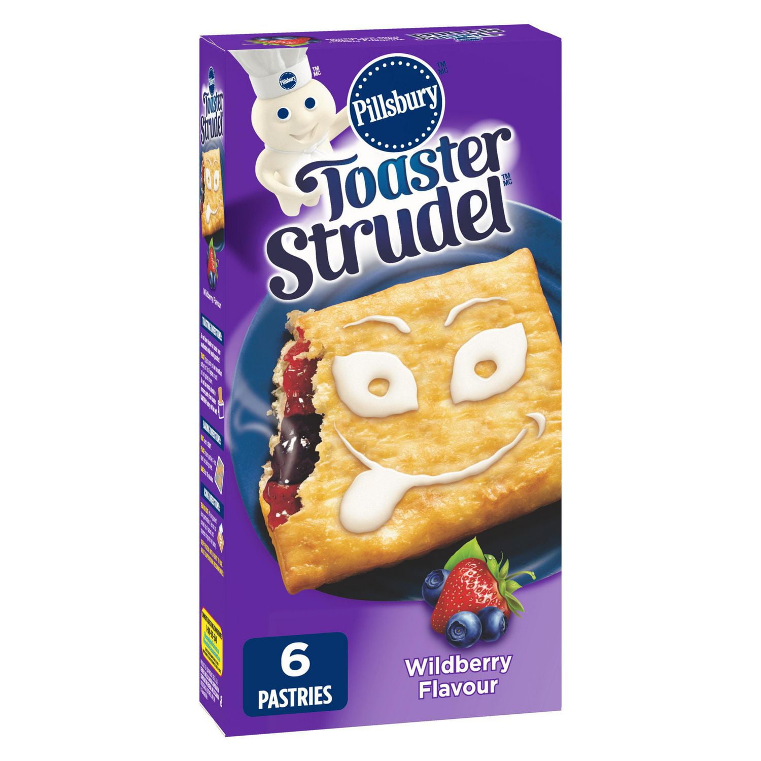 Pillsbury Toaster Strudel Wildberry Pastries Walmart Canada