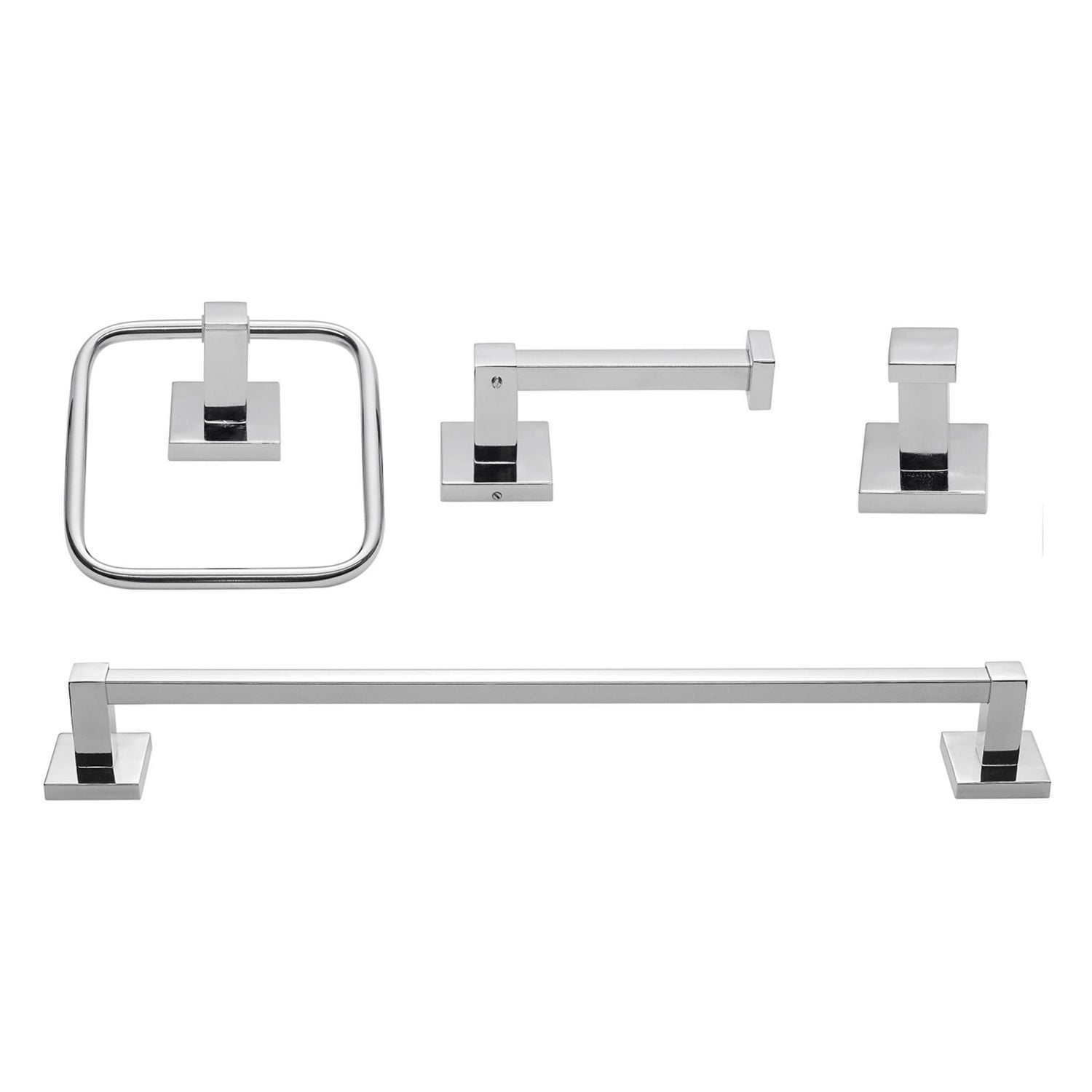 Globe Electric Finn Chrome/Polished Bathroom Vanity Towel Bar (20.8-in x 2.21-in)