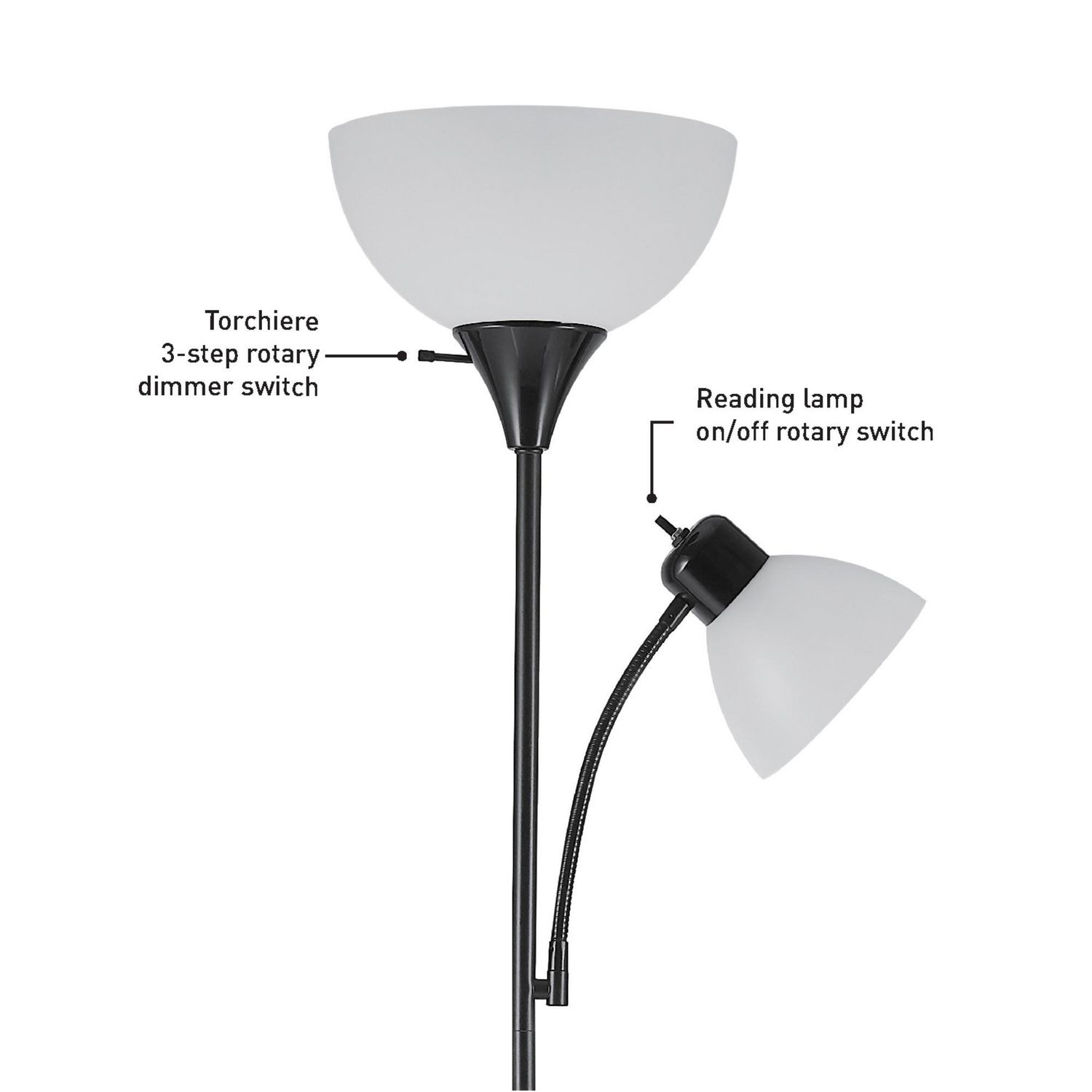 Lampe de travail à DEL Lampe de travail LED 3 pouces avec lampe sans fil  sur pied pour éclairage extérieur d'urgence 54W