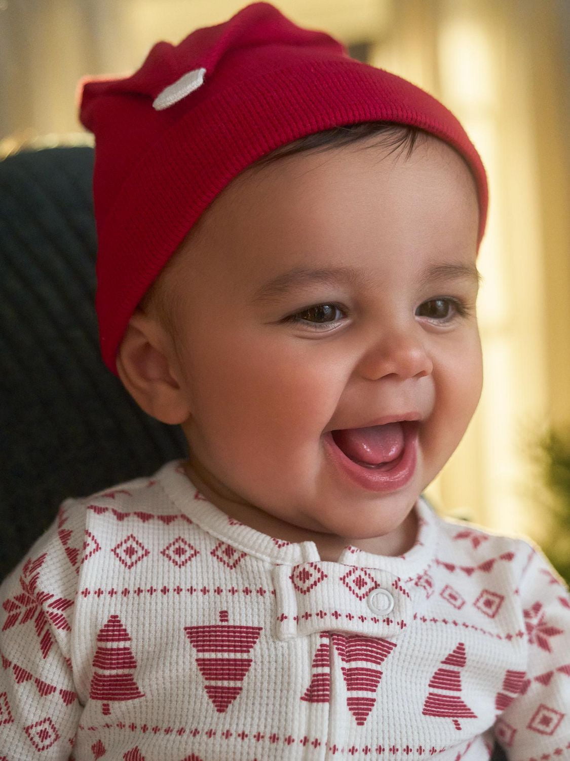 Carter's Child of Mine Baby Neutral Holiday Fair Isle Sleep n' Play Set Tailles Preemie-6/9M