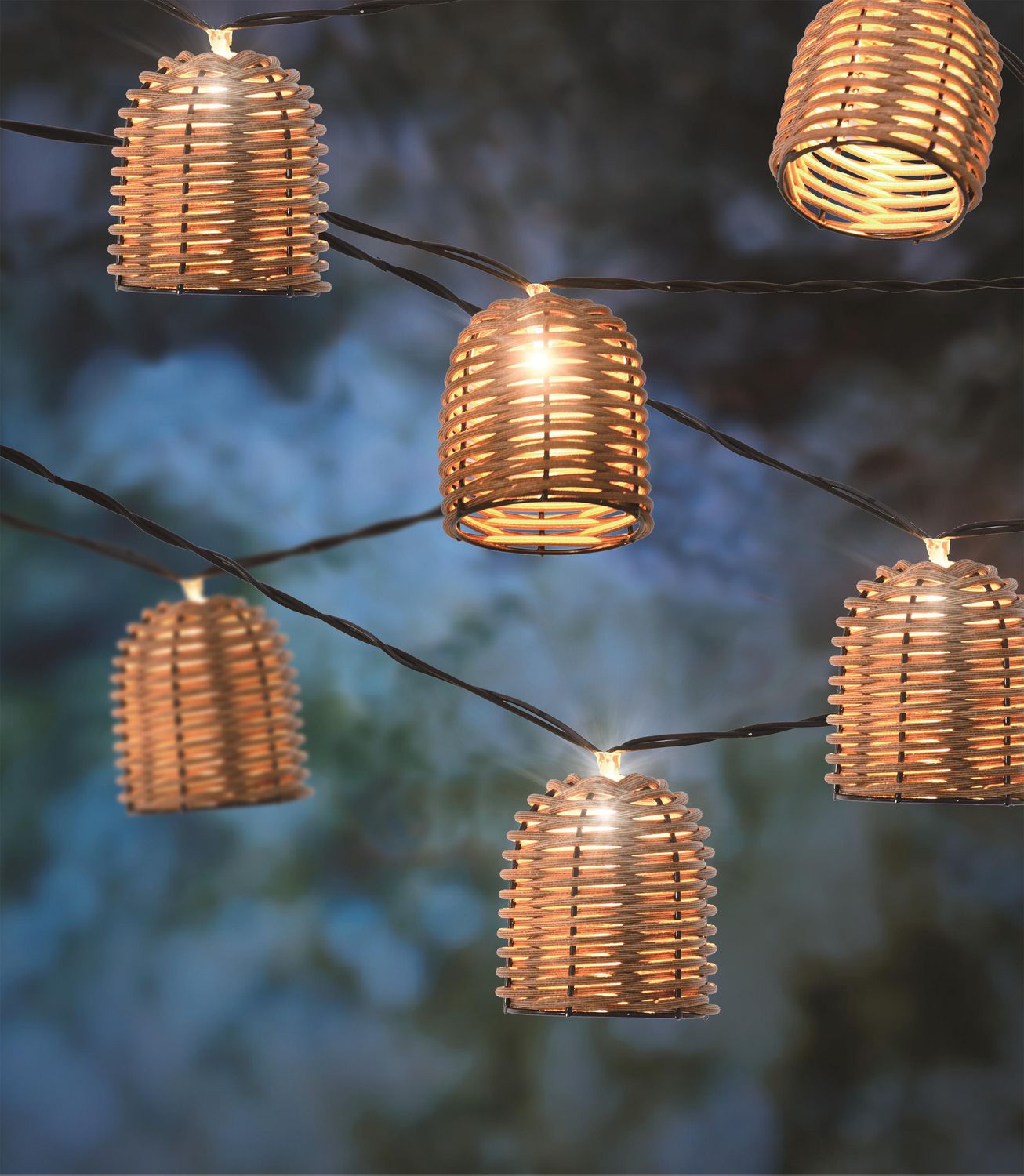 hometrends mini solar string lights