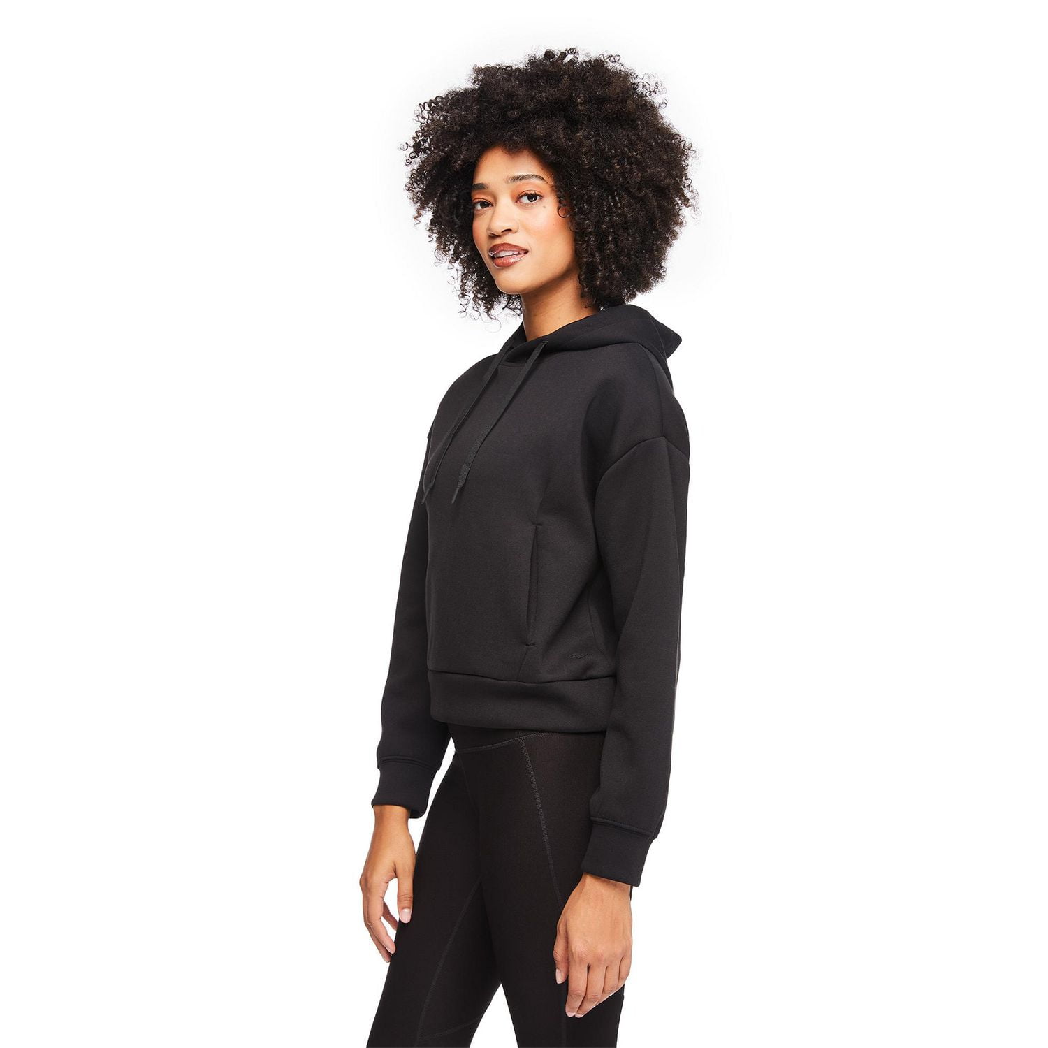 Haut à capuchon en tricot doux Athletic Works pour femmes