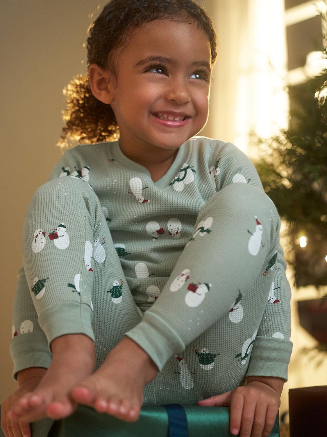 Carter's Child of Mine Toddler Neutral Snowman 2-Piece Pajama Set Sizes 12M-5T