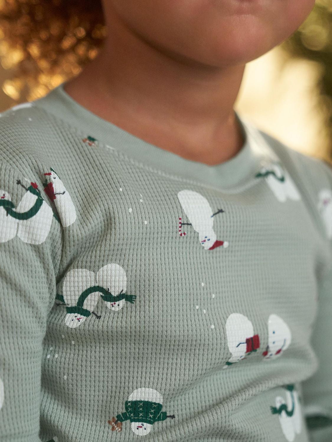 Carter's Child of Mine Toddler Neutral Snowman 2-Piece Pajama Set Sizes 12M-5T