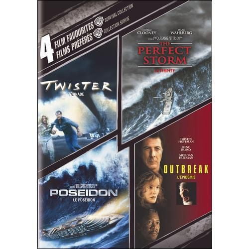 4 Film Favorites: Survival Collection - Twister / The Perfect Storm / Poseidon / Outbreak  (DVD) (Bilingue)