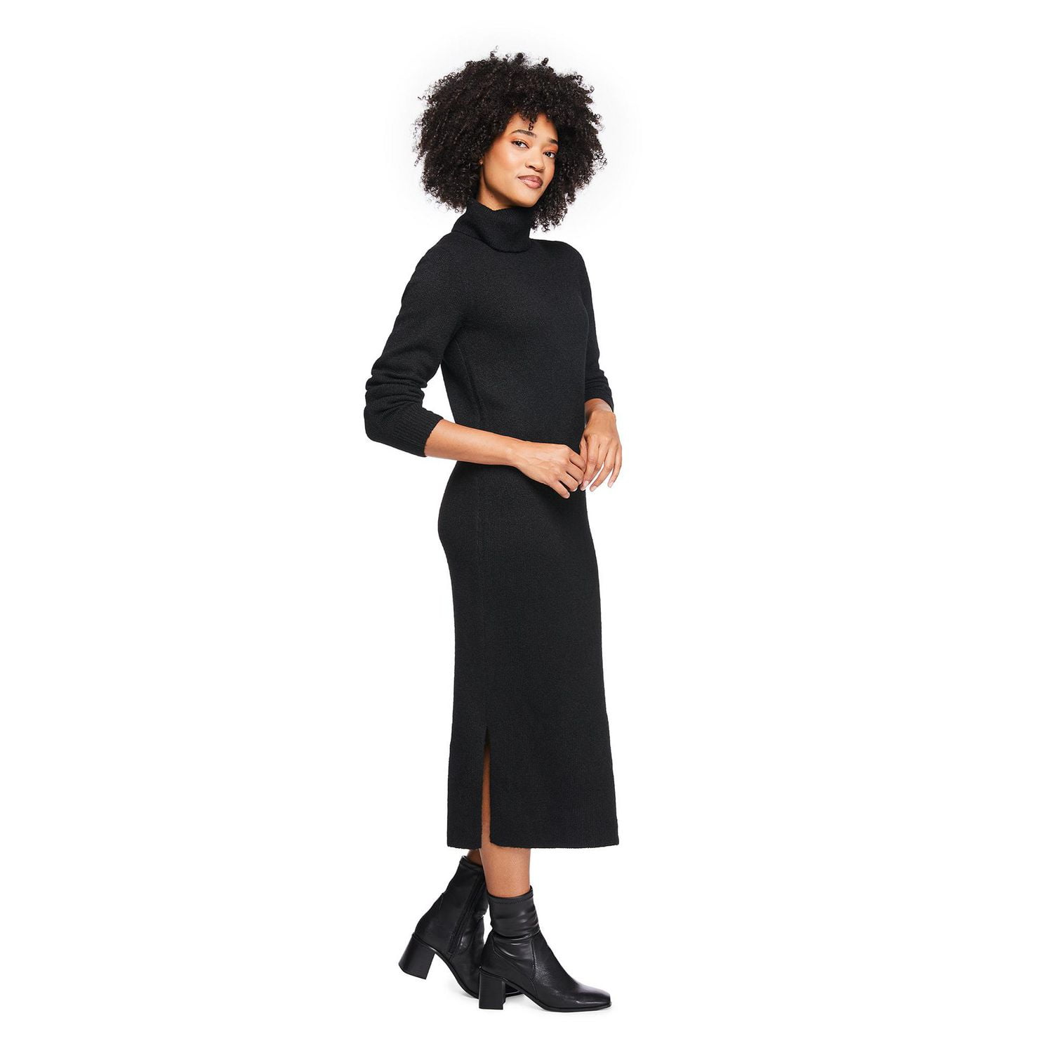 George Women's Turtleneck Sweater Maxi Dress