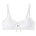 thumbnail image 1 of No Boundaries Women's Tie Front Bikini Top, 1 of 6