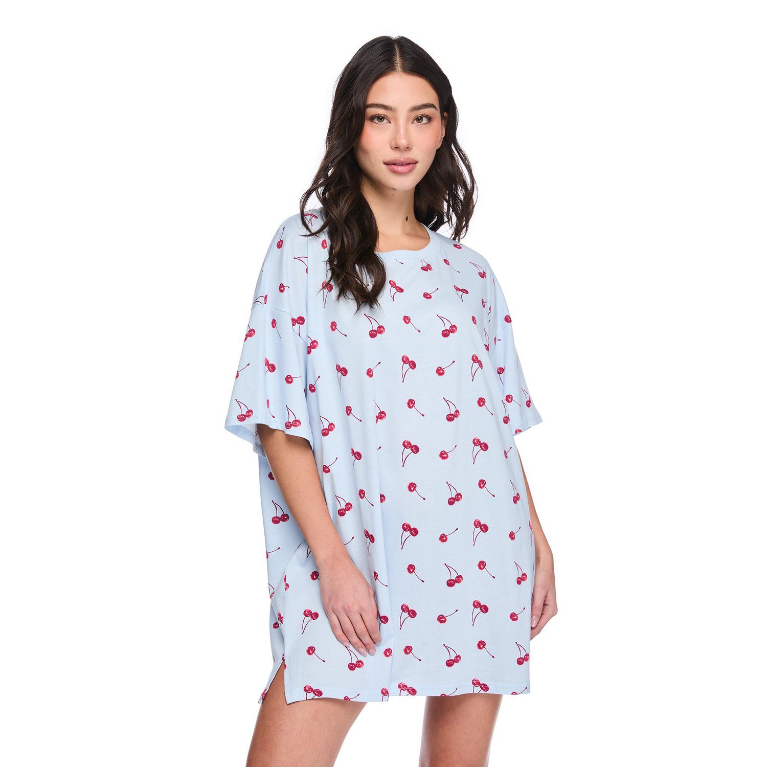 T-shirt de nuit à manches courtes No Boundaries pour femmes