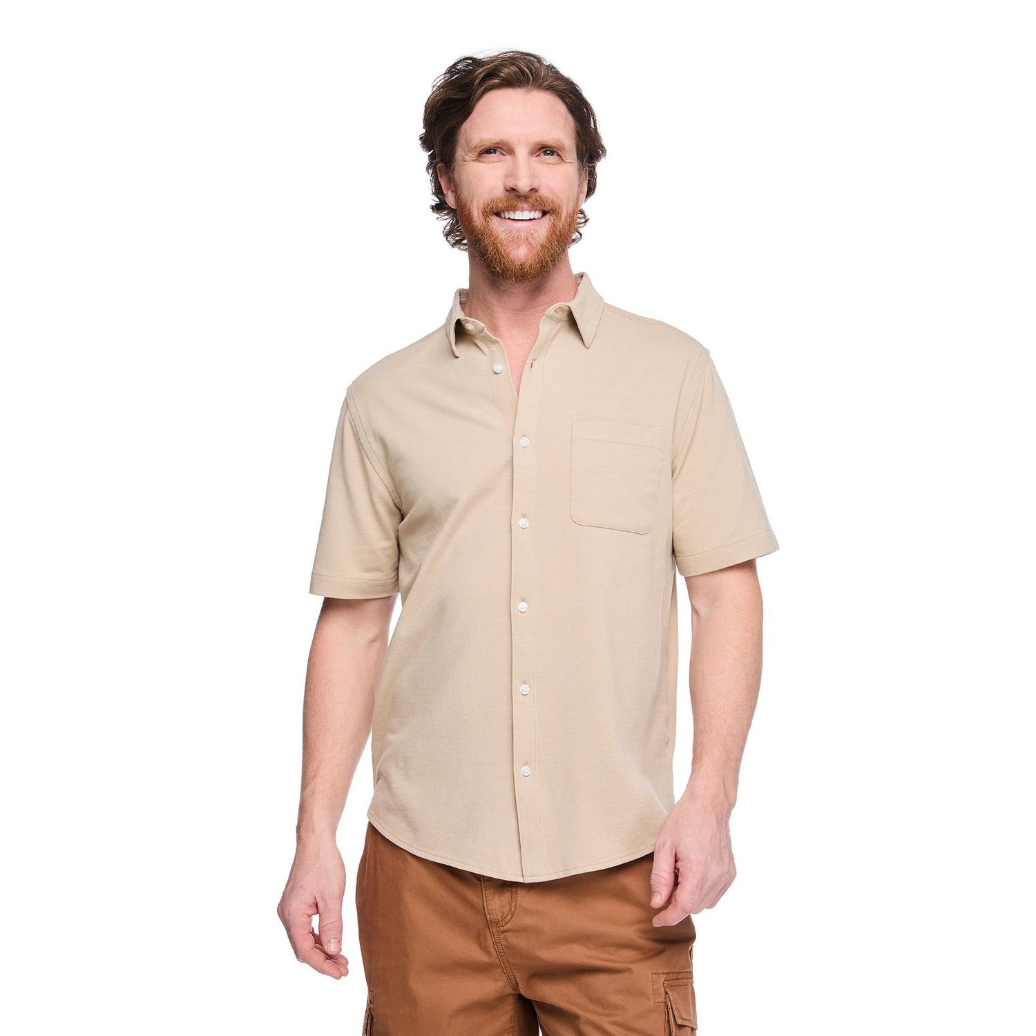 Chemise boutonnée en tricot George pour hommes