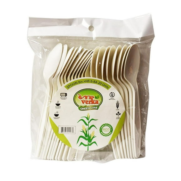Verka Greenline Spoon, Biodegradable spoon