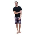 thumbnail image 1 of Hanes Men's Woven Stretch Sleep Jam Shorts, 2-Pack, 1 of 8