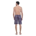 thumbnail image 2 of Hanes Men's Woven Stretch Sleep Jam Shorts, 2-Pack, 2 of 8