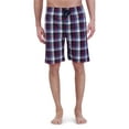 thumbnail image 3 of Hanes Men's Woven Stretch Sleep Jam Shorts, 2-Pack, 3 of 8