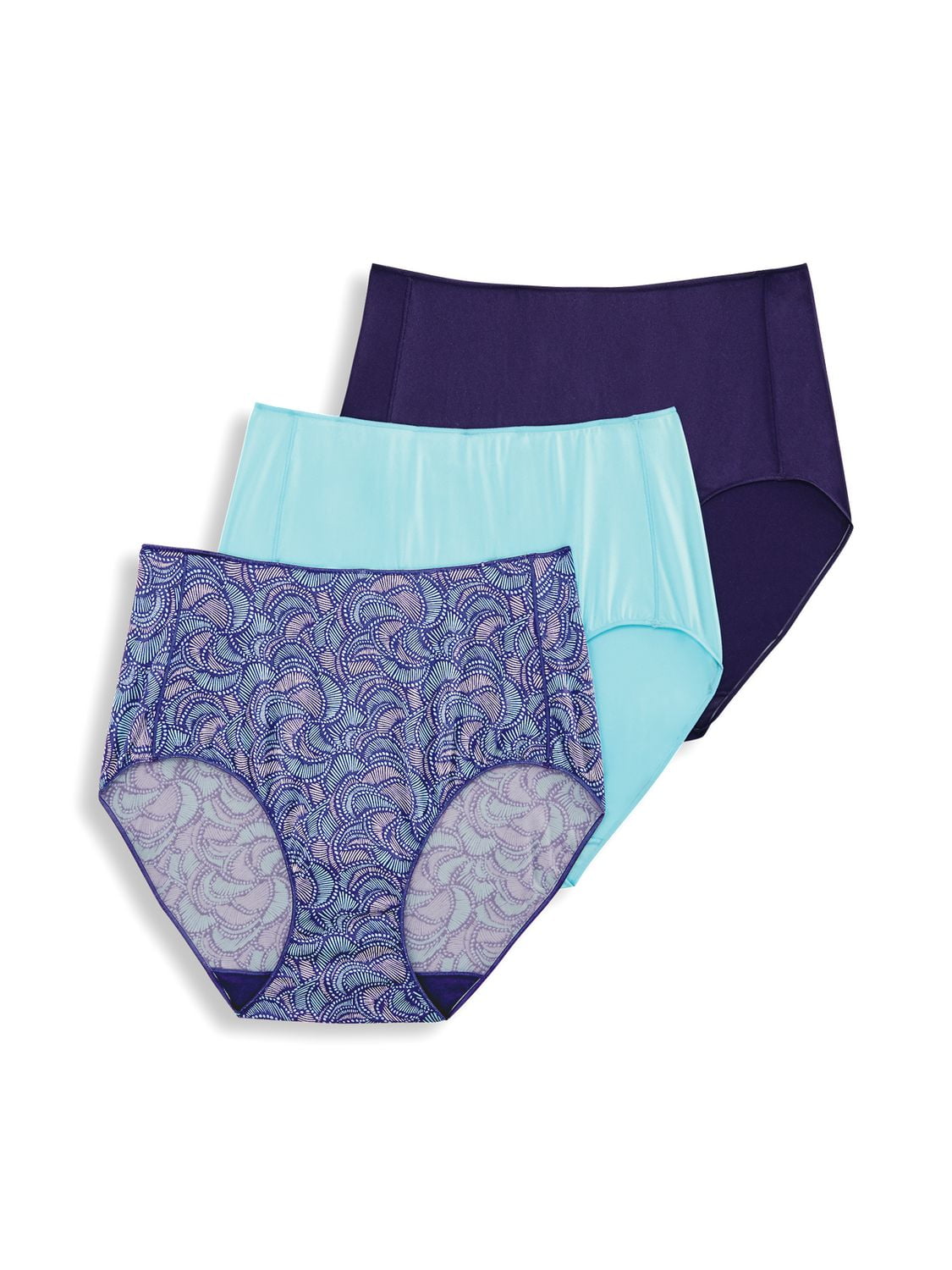 Jockey Essentials culottes taille basse femme 3-Pack No Panty Line Promise