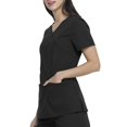 thumbnail image 3 of Haut d’uniforme médical à aspect cache-coeur Core Essentials de Scrubstar pour femmes, 3 of 9