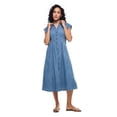 thumbnail image 1 of George Women's Denim Maxi Dress, 1 of 6