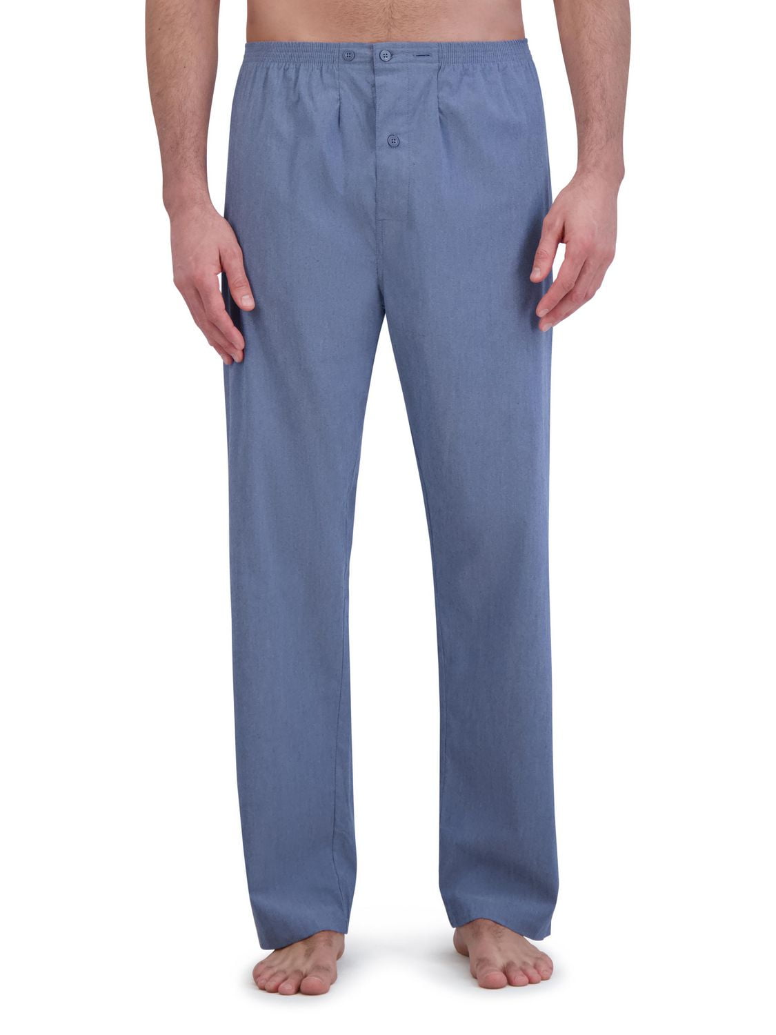 Hanes Ensemble pyjama chemise et pantalon tissés extensibles pour hommes, 2 pièces