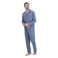 thumbnail image 3 of Hanes Men's Stretch Woven Shirt and Pants Pajama Set, 2-Piece, 3 of 5