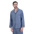 thumbnail image 2 of Hanes Men's Stretch Woven Shirt and Pants Pajama Set, 2-Piece, 2 of 5