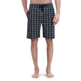 thumbnail image 3 of Hanes Men's Woven Stretch Sleep Jam Shorts, 2-Pack, 3 of 3
