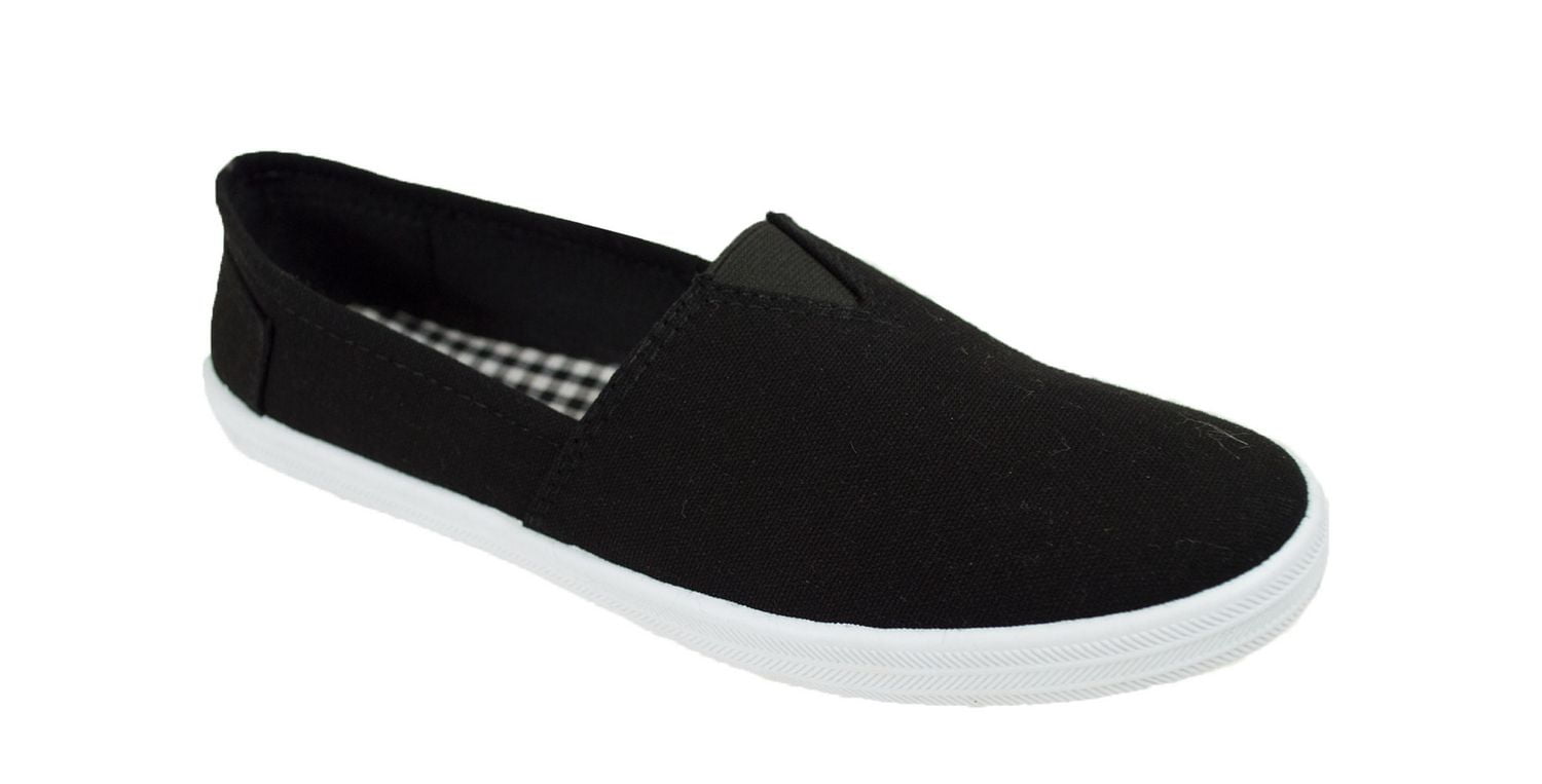 white canvas sneakers walmart