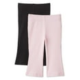 thumbnail image 1 of Lot de 2 leggings à jambe évasée George pour bébés filles, 1 of 2