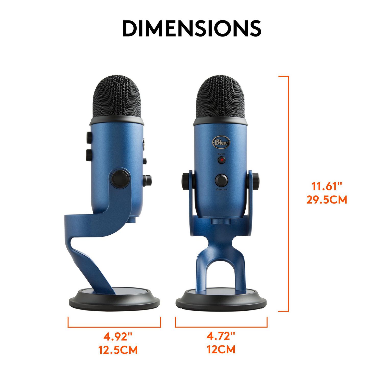 Blue Yeti USB Microphone for PC - Midnight Blue - Walmart.ca