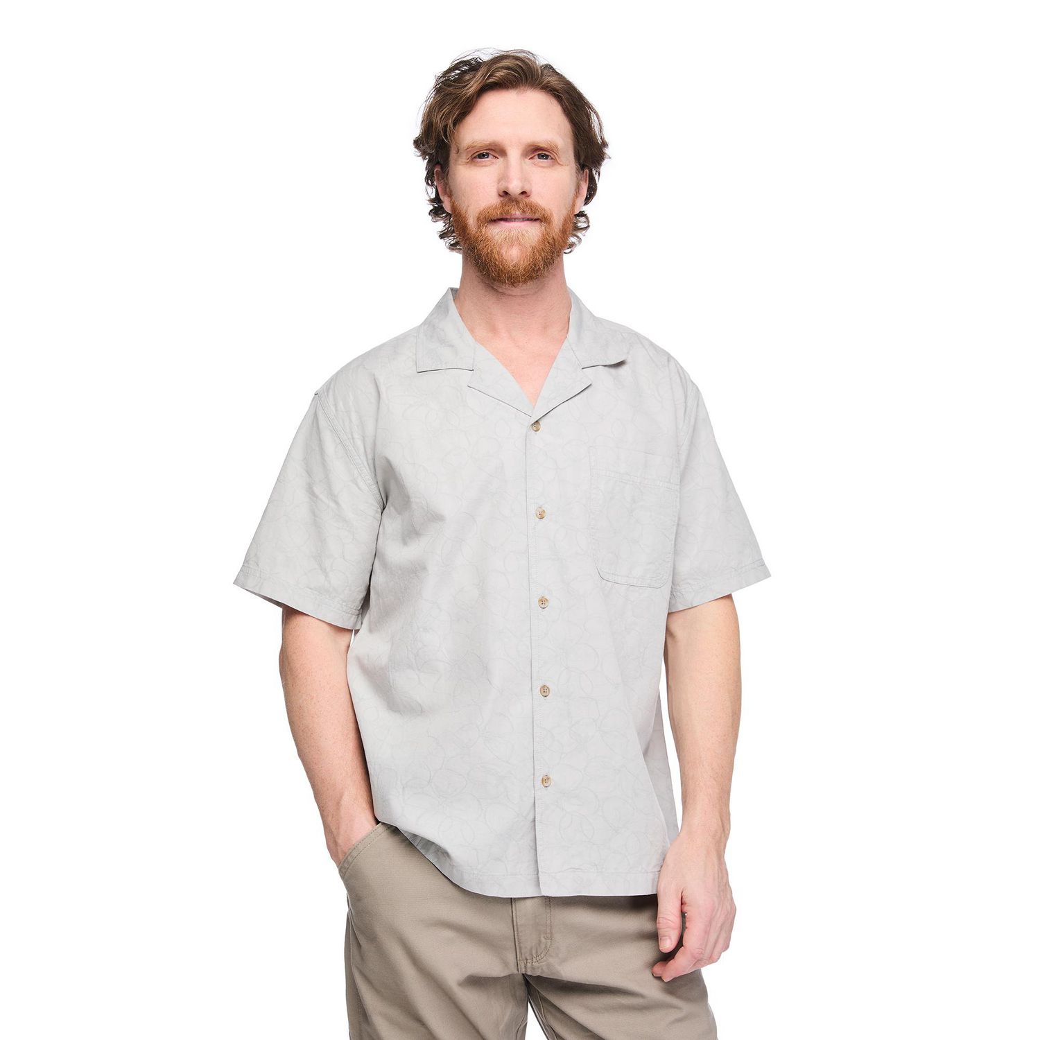 George Men's Embroidered Resort Shirt