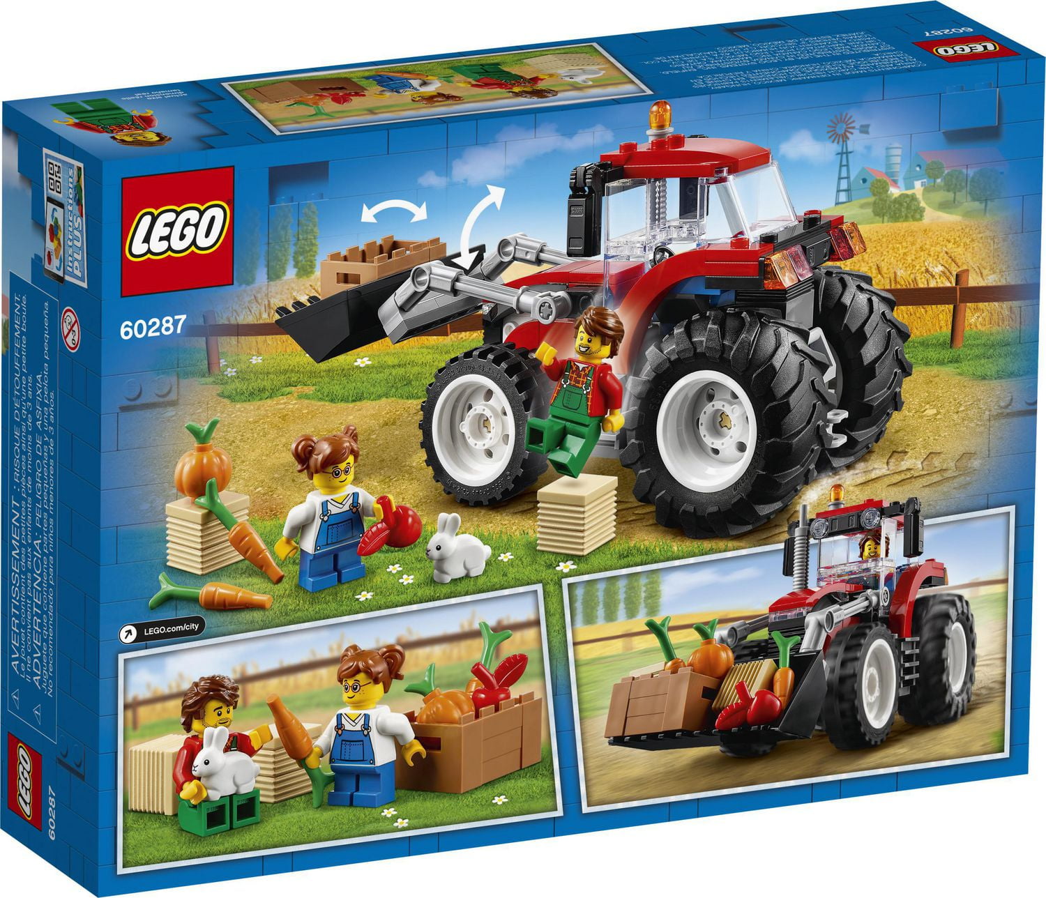 LEGO City Tractor 60287 Toy Building Kit 148 Pieces Includes 148 Pieces Ages 5